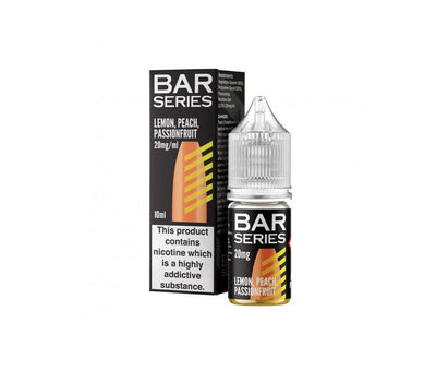 Lemon Peach Passion Fruit E-Liquid Nicotine Salt By Bar Series 10ml - Vapestore Direct