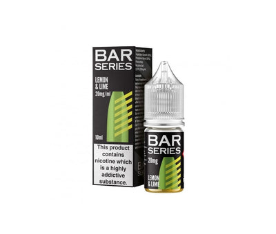 Lemon & Lime E-Liquid Nicotine Salt By Bar Series 10ml - Vapestore Direct