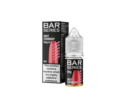 Sweet Strawberry E-Liquid Nicotine Salt By Bar Series 10ml - Vapestore Direct