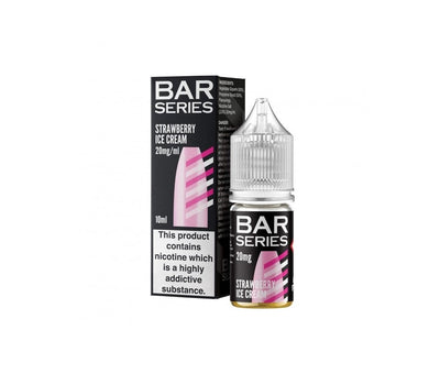 Strawberry Ice Cream E-Liquid Nicotine Salt By Bar Series 10ml - Vapestore Direct