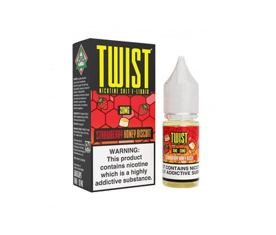 Strawberry Honey Biscuit E-Liquid Nicotine Salt By Twist 10ml - Vapestore Direct