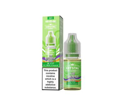 Kiwi Passion Fruit Guava E-Liquid Nicotine Salt By SKE Crystal V2 10ml - Vapestore Direct