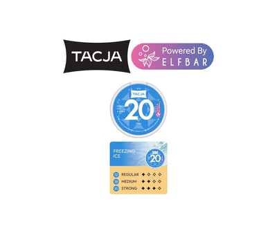 Tacja Freezing Ice Nic Pouches - CLEARANCE - Vapestore Direct