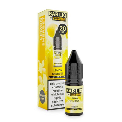 Lemon Sherbet BAR LIQ E-Liquid Nicotine Salt By Zeus Juice 10ml - Vapestore Direct