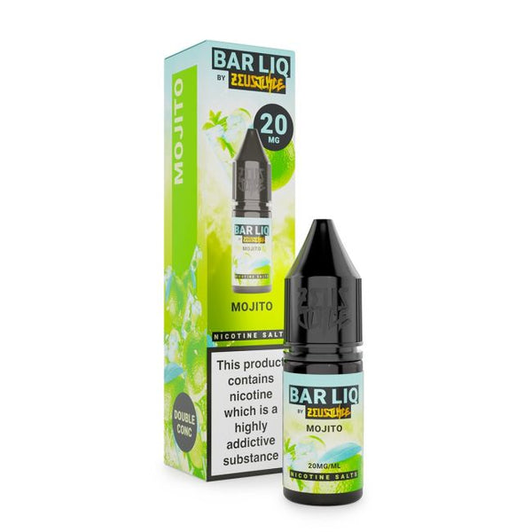 Mojito BAR LIQ E-Liquid Nicotine Salt By Zeus Juice 10ml - Vapestore Direct