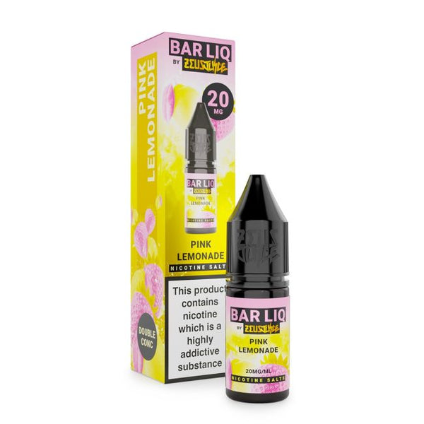 Pink Lemonade BAR LIQ E-Liquid Nicotine Salt By Zeus Juice 10ml - Vapestore Direct