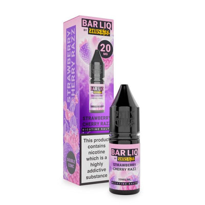 Strawberry Cherry Razz BAR LIQ E-Liquid Nicotine Salt By Zeus Juice 10ml - Vapestore Direct