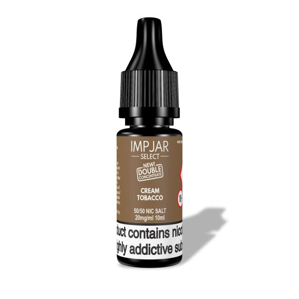 Cream Tobacco SELECT E-Liquid Nicotine Salt By Impjar 10ml - Vapestore Direct