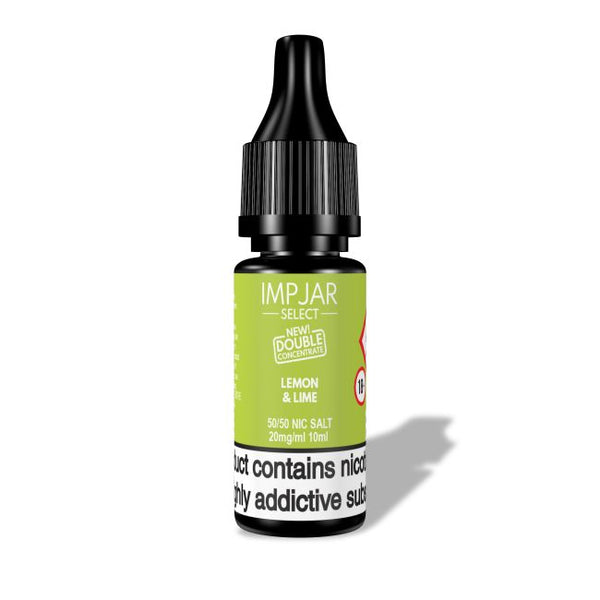 Lemon & Lime SELECT E-Liquid Nicotine Salt By Impjar 10ml - Vapestore Direct
