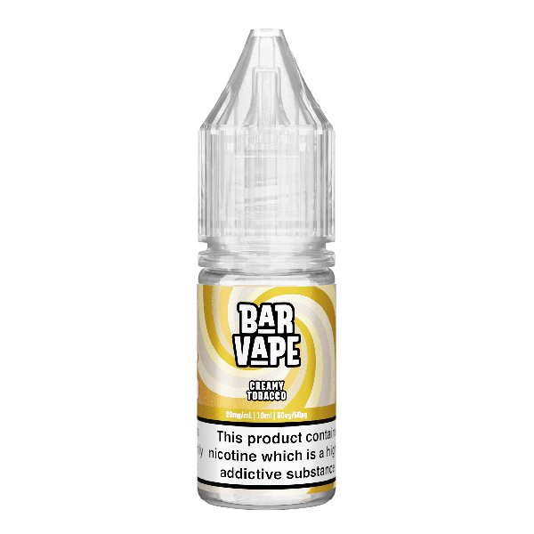 Cream Tobacco E-Liquid Nicotine Salt By Bar Vape 10ml - Vapestore Direct