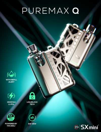 SX Mini Puremax Q Pod Kit - Vapestore Direct