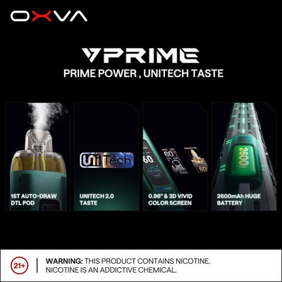 Oxva VPRIME DTL Pod Kit - Vapestore Direct