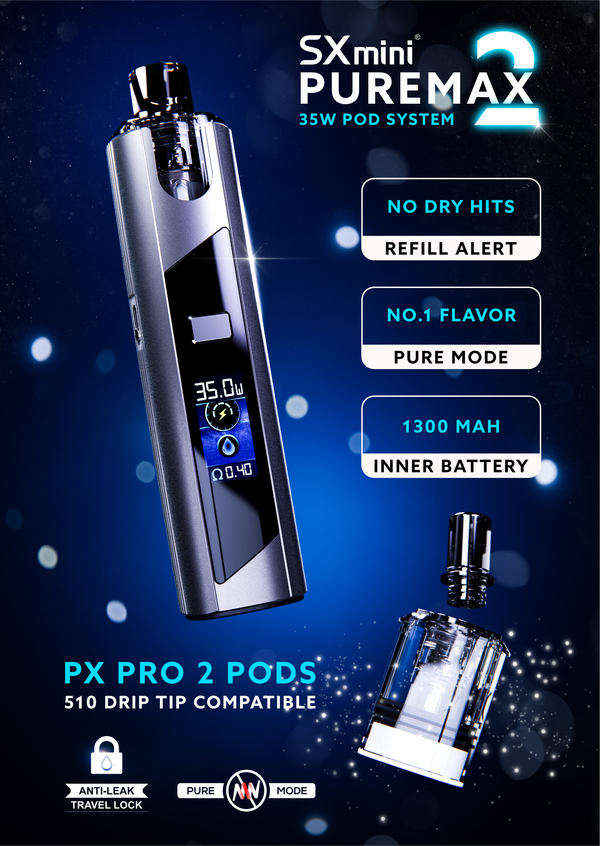 SX Mini Puremax 2 Pod Kit - Vapestore Direct