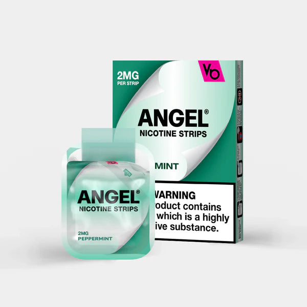 Angel Peppermint Flavour Nicotine Strips 2MG By Vapes Bars - Vapestore Direct