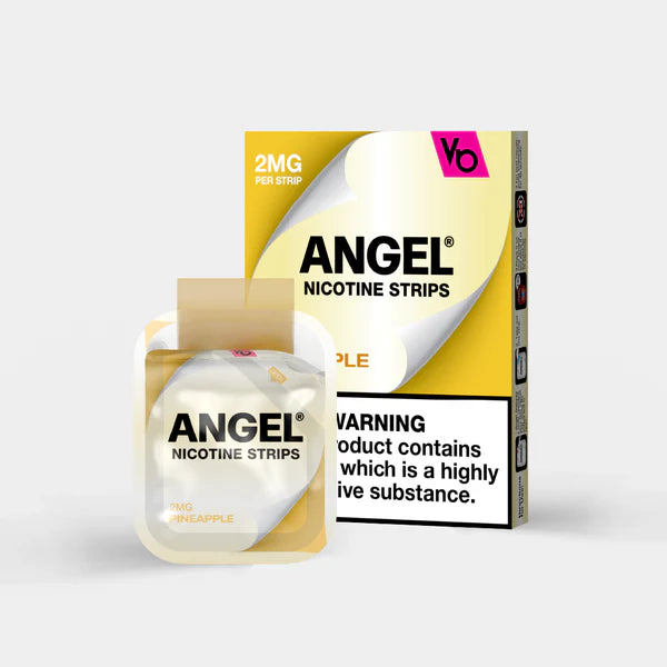 Angel Pineapple Flavour Nicotine Strips 2MG By Vapes Bars - Vapestore Direct