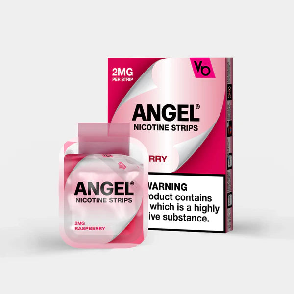 Angel Raspberry Flavour Nicotine Strips 2MG By Vapes Bars - Vapestore Direct