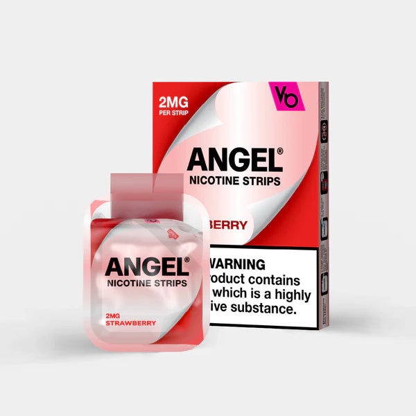 Angel Strawberry Flavour Nicotine Strips 2MG By Vapes Bars - Vapestore Direct