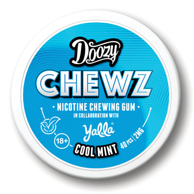 Doozy Chewz Cool Mint Nicotine Gum - Vapestore Direct