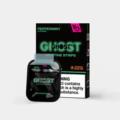 Ghost Peppermint Flavour Nicotine Strips 2MG By Vapes Bars