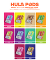 Hula 7000 Puff Pre-Filled Pod Kit  Flavour Poster - Vapestore Direct