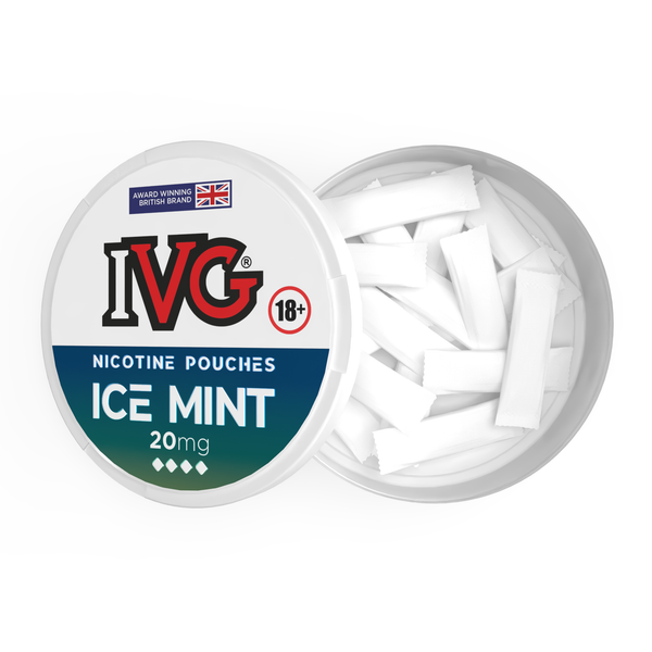 Ice Mint - IVG Nicotine Pouches - Vapestore Direct