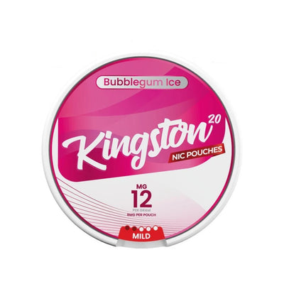 Kingston Bubblegum Ice Nicotine Pouches - Vapestore Direct