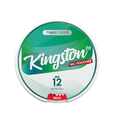 Kingston Fresh Mint Nicotine Pouches - Vapestore Direct