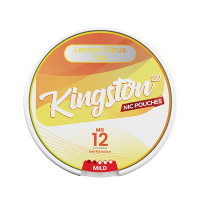 Kingston Lemon Citrus Ice Nicotine Pouches - Vapestore Direct