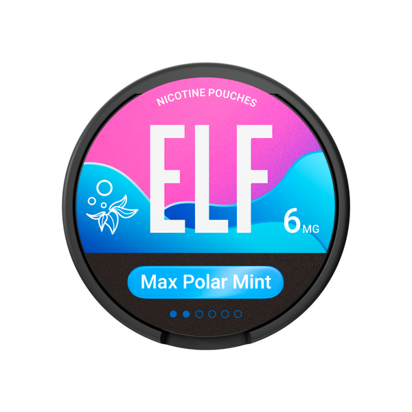 Elf Max Polar Mint Nicotine Pouch - Vapestore Direct