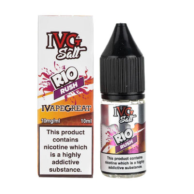 Rio Rush E-Liquid Nicotine Salt By IVG 10ml - Vapestore Direct