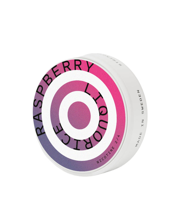 Helwit Raspberry Liquorice Nicotine Pouche - Vapestore Direct