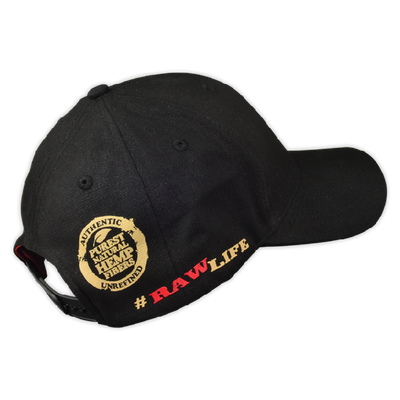 Raw Black Poker Snapback Hat