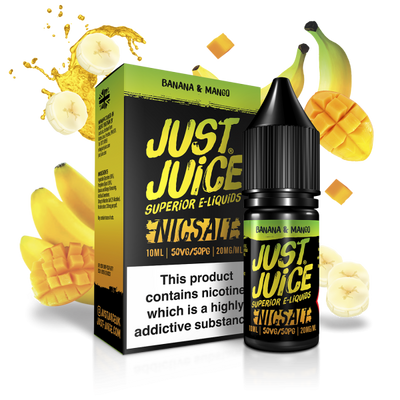 Banana Mango E-Liquid Nicotine Salt By Just Juice 10ml - Vapestore Direct