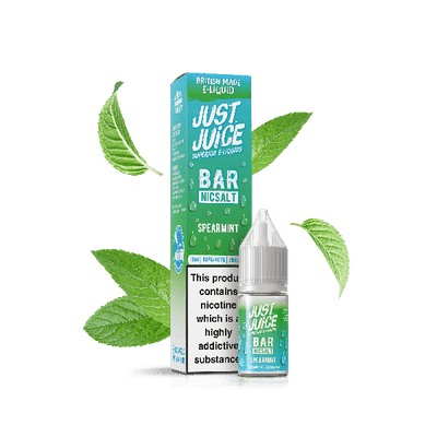 Spearmint Bar Range E-Liquid Nicotine Salt By Just Juice 10ml - Vapestore Direct