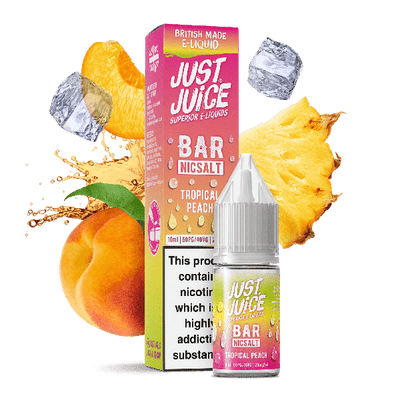 Just Juice Bar Range Tropicl Fruits Nicotine Salt - Vapestore Direct