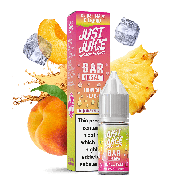 Just Juice Bar Range Tropicl Fruits Nicotine Salt - Vapestore Direct