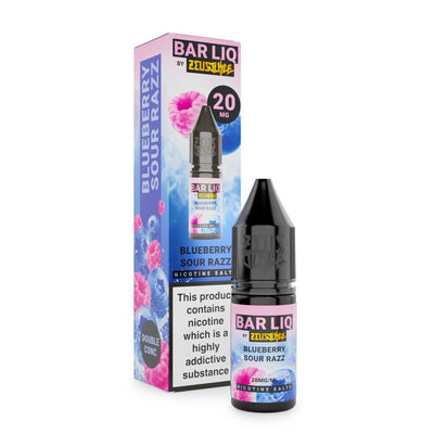 Blueberry Sour Razz BAR LIQ E-Liquid Nicotine Salt By Zeus Juice 10ml - Vapestore Direct