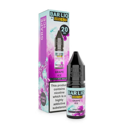 Grape Ice BAR LIQ E-Liquid Nicotine Salt By Zeus Juice 10ml - Vapestore Direct