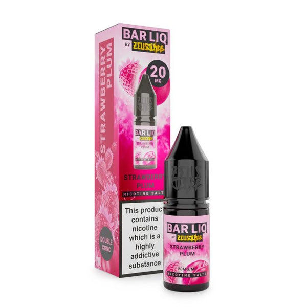 Strawberry Plum BAR LIQ E-Liquid Nicotine Salt By Zeus Juice 10ml - Vapestore Direct