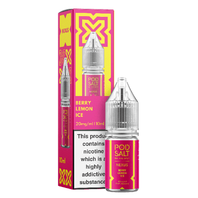 Berry Lemon Ice NEXUS E-Liquid Nicotine Salt By Pod Salt 10ml - Vapestore Direct