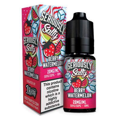 Berry Watermelon Seriously Salty E-Liquid Nicotine Salt By Doozy Vape 10ml - Vapestore Direct