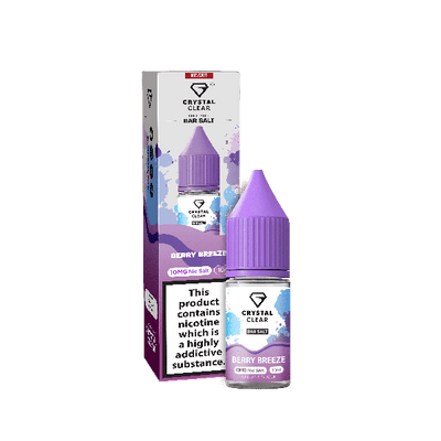 Berry Breeze E-Liquid Nicotine Bar Salt By Crystal Clear 10ml - Vapestore Direct