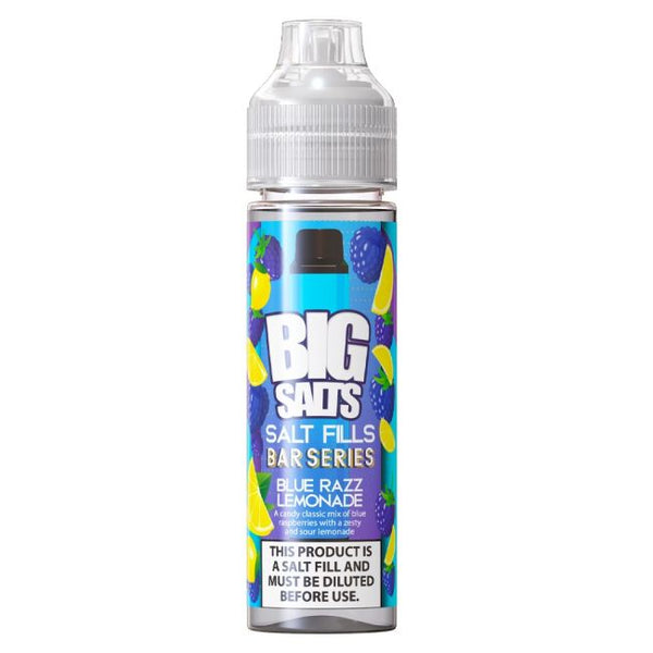 Blue Razz Lemonade E-Liquid Salt fill By Big Salts 30ml/60ml - Nic Salt Shots Included