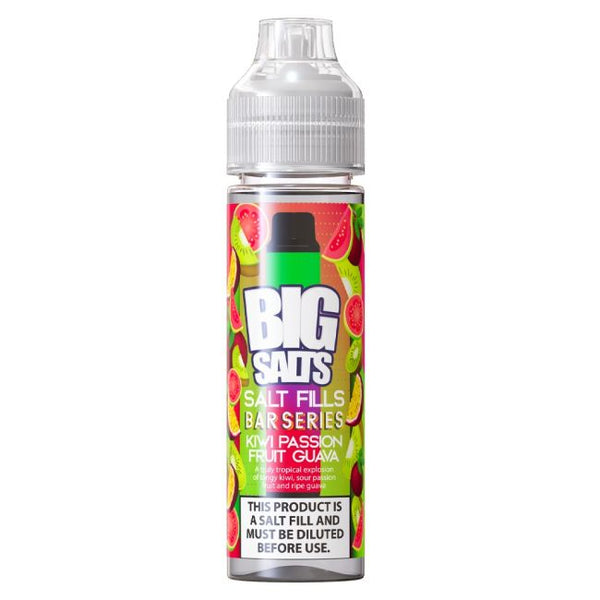 Kiwi Passion Fruit Guava E-Liquid Salt fill By Big Salts 30ml/60ml - Vapestore Direct