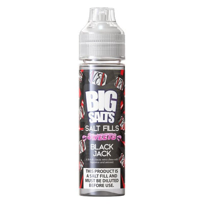 Black Jack E-Liquid Salt fill By Big Salts 30ml/60ml - Vapestore Direct