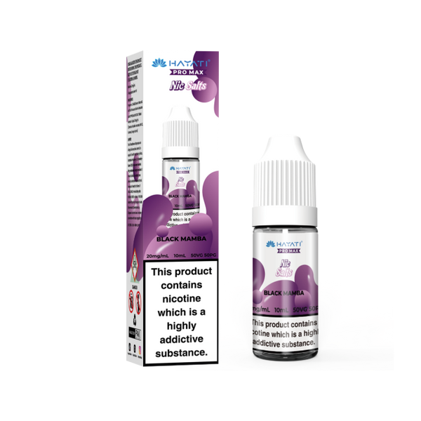 Black Mamba Pro Max Bar Vape E-Liquid Nicotine Salt By Hayati 10ml - Vapestore Direct
