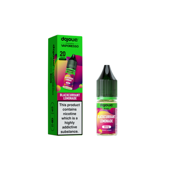 Blackcurrant Lemonade DOJOLIQ E-Liquid Nicotine Salt By Vaporesso 10ml - Vapestore Direct