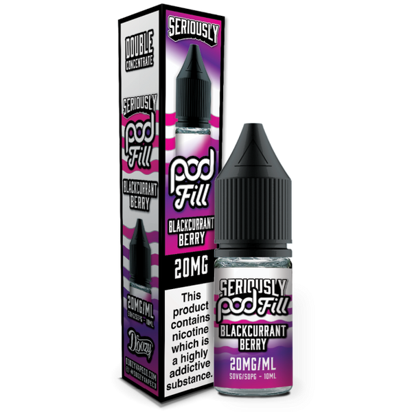 Blackcurrant Berry Seriously Pod Fill E-Liquid Nicotine Salt By Doozy 10ml - Vapestore Direct