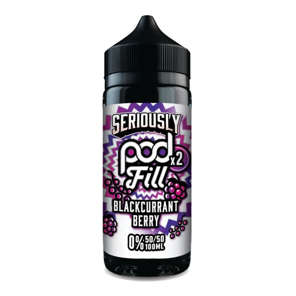 Blackcurrant Berry Seriously Pod Fill X2 By Doozy 100ml - Vapestore Direct