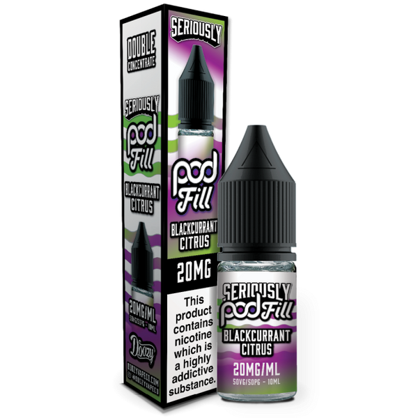 Blackcurrant Citrus Seriously Pod Fill E-Liquid Nicotine Salt By Doozy 10ml - Vapestore Direct